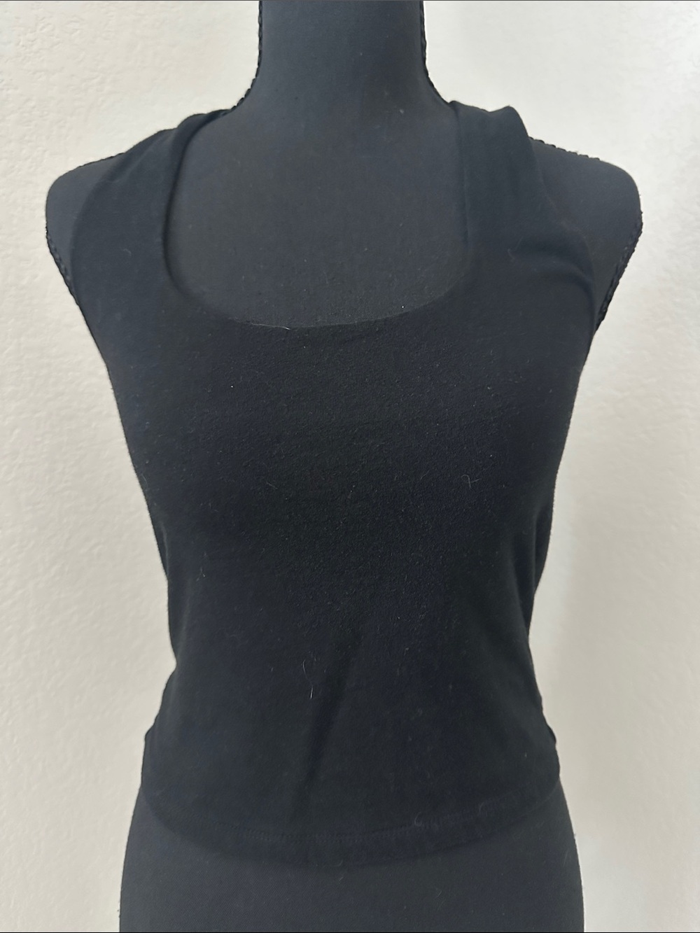 Ambiance Black Scoop Neck  Tank